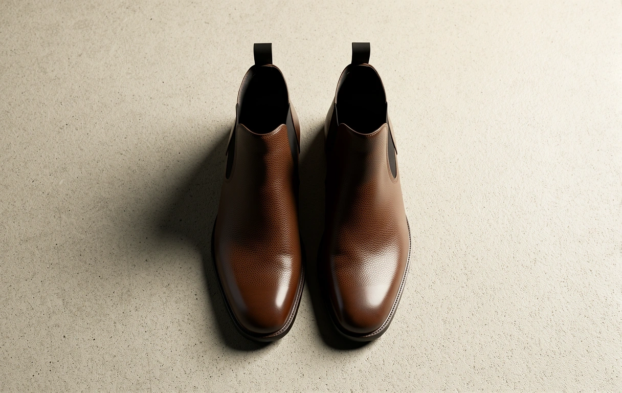 Leather footwear